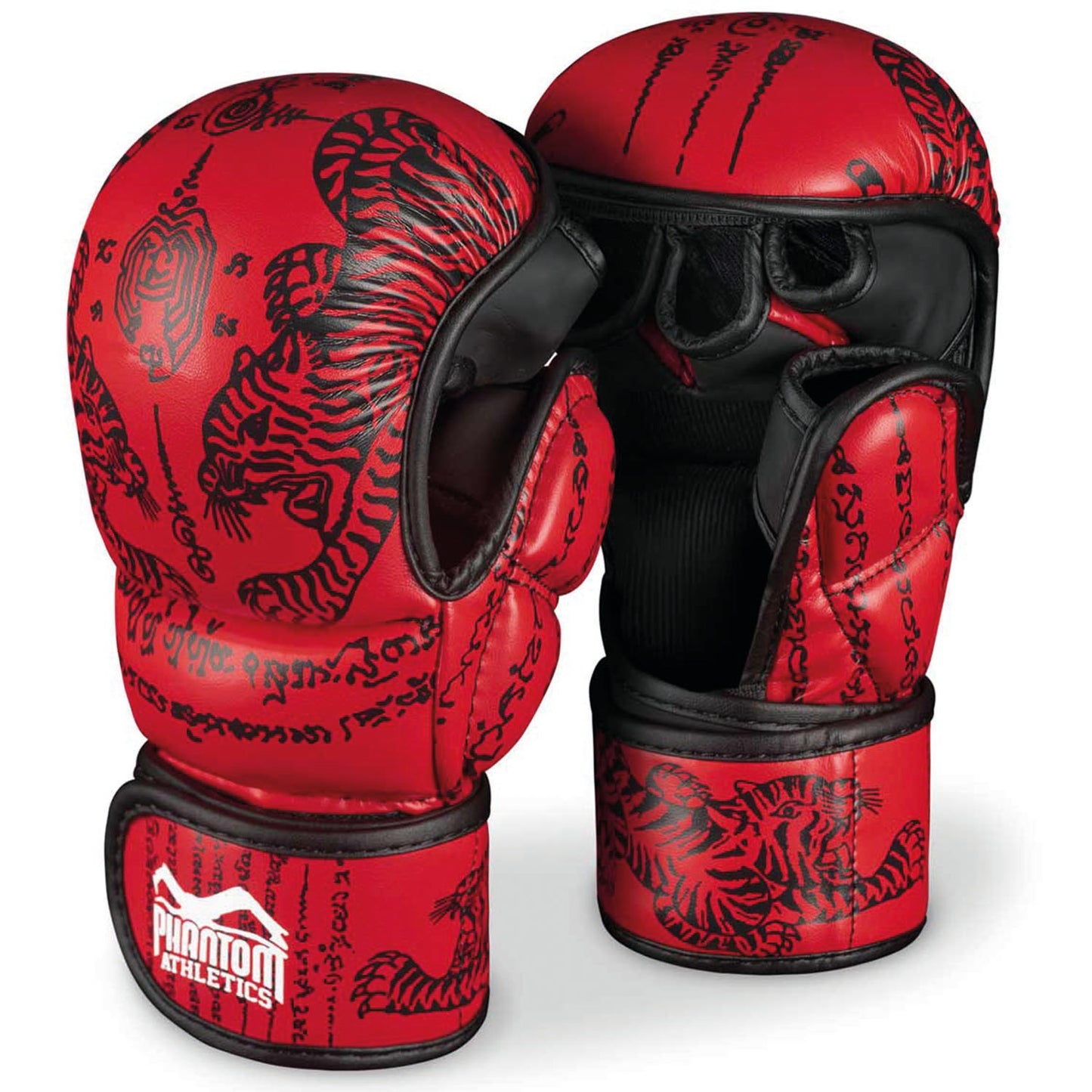 PHANTOM -  ATHLETICS MMA HANDSCHUHE, MUAY THAI SPARRING, ROT