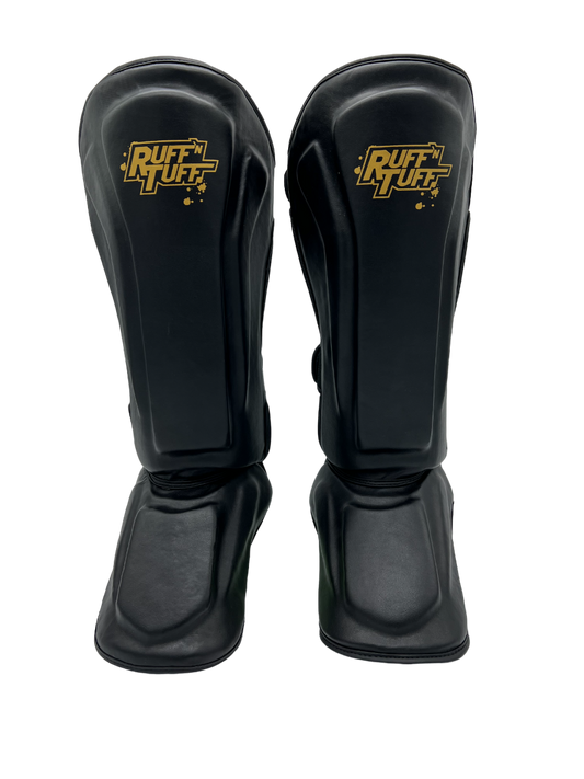 Ruff n Tuff - Professional Force X Premium Schienbeinschutz Schwarz