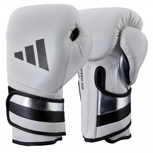 adidas -  Boxhandschuhe Speed 500 white/black Microfibre, ADISBG501