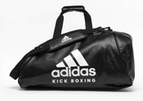 Adidas -  2in1 Bag "Kickboxing" black/white PU, adiACC051KB