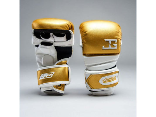 JOYAGEAR -  PERFORMANCE MMA-HANDSCHUHE WEISS/GOLD