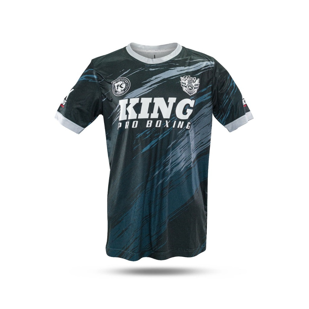 King - Trainingsshirt - FLAG TEE 2-Schwarz