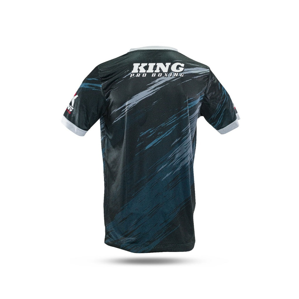 King - Trainingsshirt - FLAG TEE 2-Schwarz