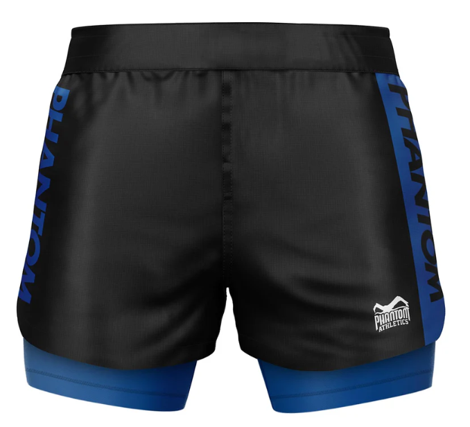 Phantom - Fightshorts FUSION-R 2in1 RANKED - Blau