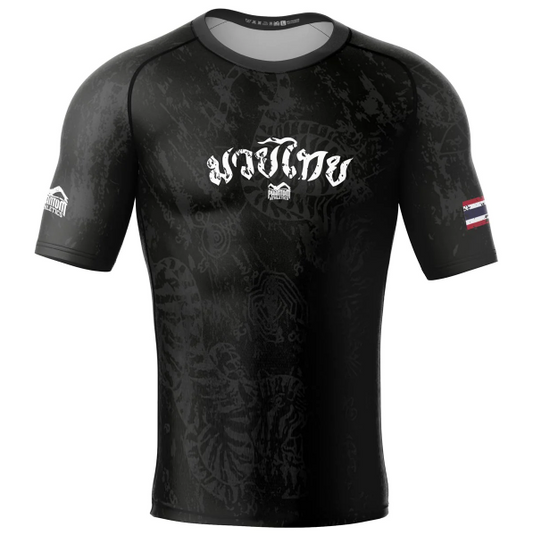 Phantom - Rashguard Muay Thai - Schwarz