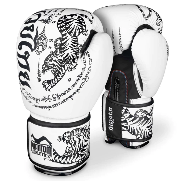 phantom-Boxhandschuhe Muay Thai - Weiss