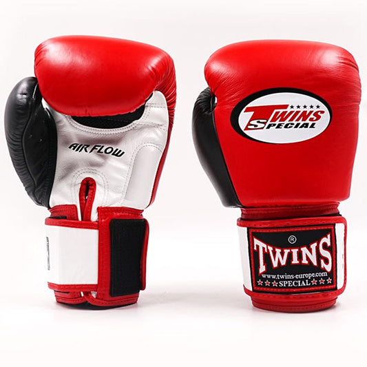TWINS - SPECIAL BOXHANDSCHUHE, BGVL-3 AIR, ROT-SCHWARZ-WEISS