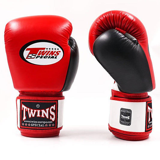 TWINS - SPECIAL BOXHANDSCHUHE, BGVL-3 AIR, ROT-SCHWARZ-WEISS