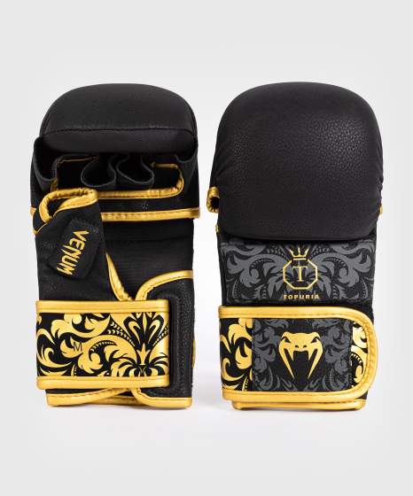 Venum -  X Topuria Unmatched Edition MMA Sparring Handschuhe - Schwarz/Gold