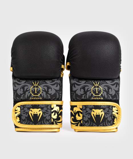 Venum -  X Topuria Unmatched Edition MMA Sparring Handschuhe - Schwarz/Gold