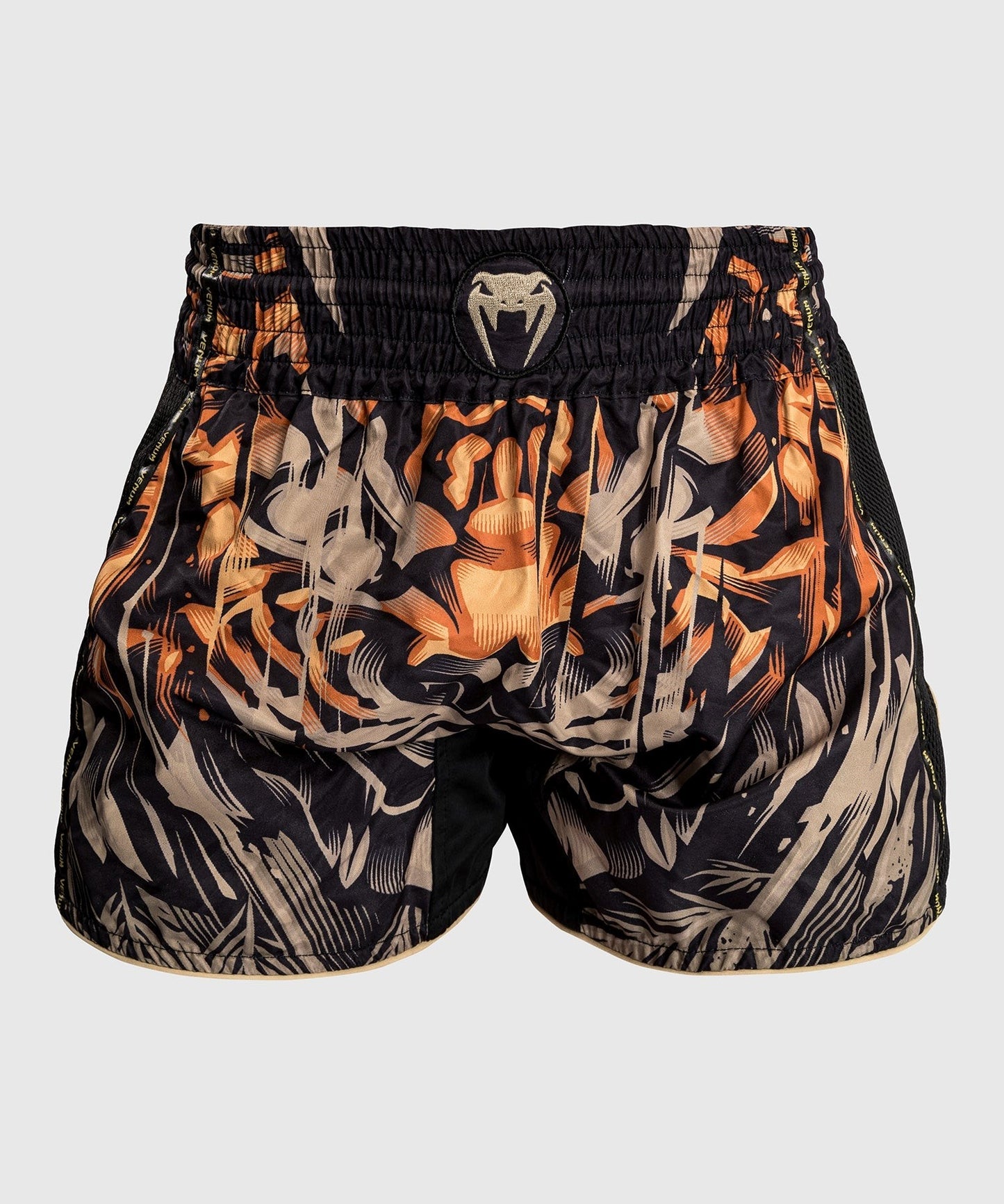 Venum - Tiger Muay Thai Shorts - Schwarz/Neonorange