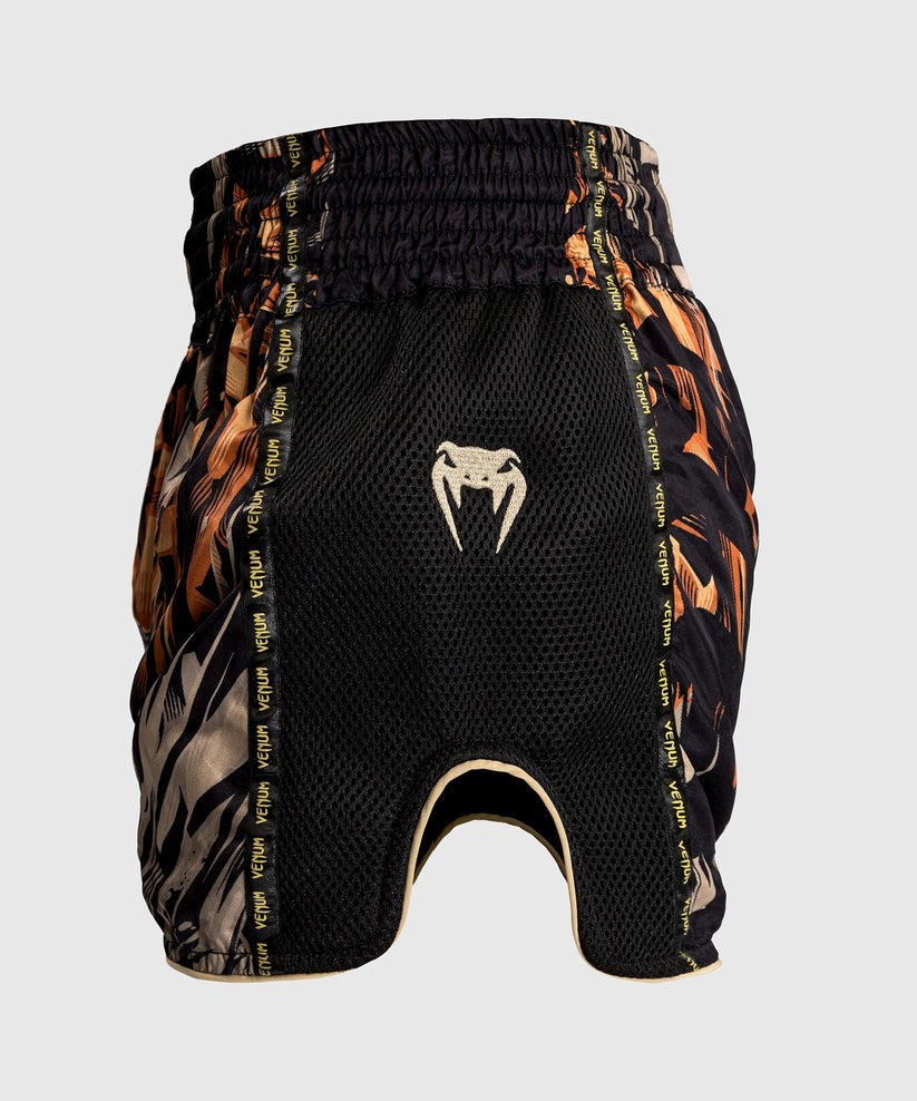 Venum - Tiger Muay Thai Shorts - Schwarz/Neonorange