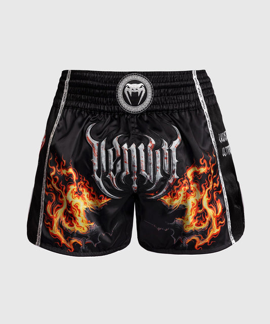 Venum - Gladiator 5.0 Muay Thai Shorts - Schwarz/Neon Orange