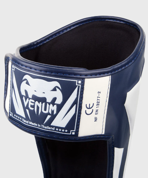 Venum-Elite Standup Schienbeinschützer - Weiß/Marineblau