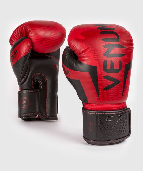 VENUM ELITE BOXING GLOVES - RED CAMO