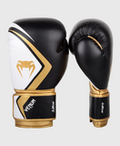 Venum Boxhandschuh Contender 2.0 - Schwarz/Weiß-Gold