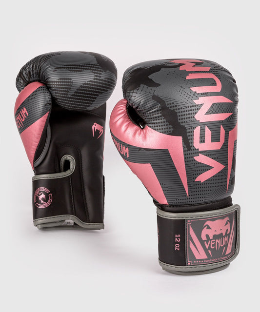 VENUM ELITE BOXHANDSCHUHE - SCHWARZ/ROSAGOLD