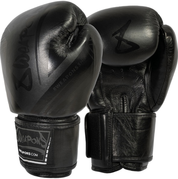 8 WEAPONS -  BOXHANDSCHUHE, SHIFT, SCHWARZ-MATT