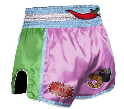 8 WEAPONS  - MUAY THAI SHORTS - YUMMY PINK