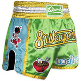 8 Weapons - Muay Thai Shorts Yummie Grün