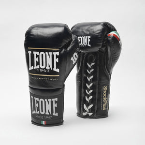 Leone - Pro Boxhandschuhe Shock Plus GN102L Schnürung