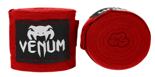 VENUM KONTAKT BOXBANDAGEN - ORIGINAL - 2,5 M ROT