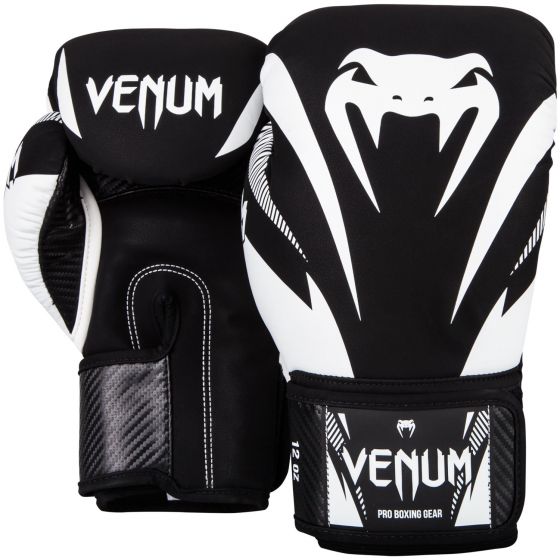 VENUM IMPACT BOXHANDSCHUHE - SCHWARZ/WEISS 10 oz